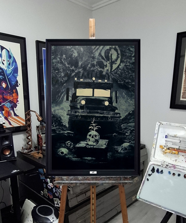 Sorcerer Oil Painting