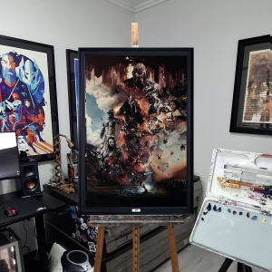 Zack Snyder's Justice League Oil Painting